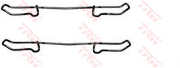TRW PFK241 Комплектующие, колодки дис...