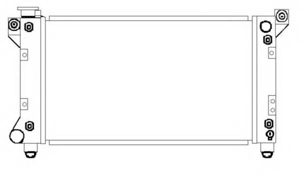 NRF 50237 Радиатор, охлаждение двига