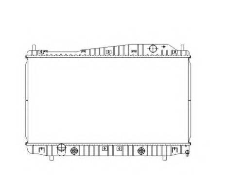 NRF 53482 Радиатор, охлаждение двига