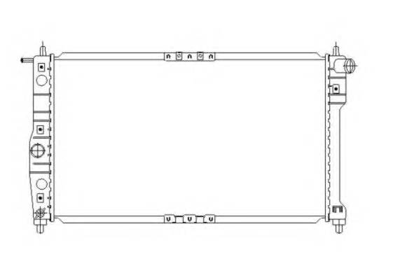 NRF 53649 Радіатор, охолодження двиг...