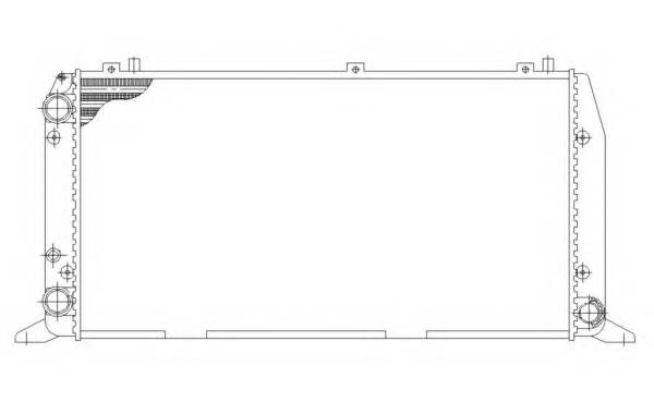 NRF 54602 Радиатор, охлаждение двига