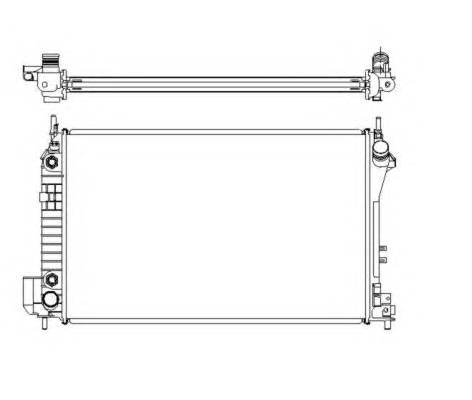 NRF 58294 Радиатор, охлаждение двига