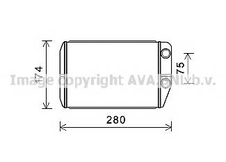 AVA QUALITY COOLING FT6410 Теплообмінник, опалення са... AVA QUALITY COOLING FT6410 Теплообмінник, опалення са...