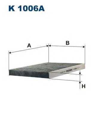 FILTRON K1006A Фильтр, воздух во внутренно
