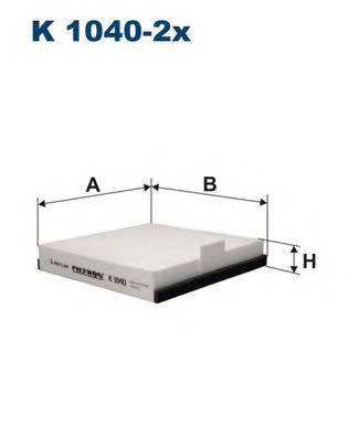 FILTRON K1040-2x Фильтр, воздух во внутренно