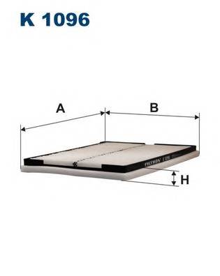 FILTRON K1096 Фільтр, повітря у внутрішнь... FILTRON K1096 Фільтр, повітря у внутрішнь...
