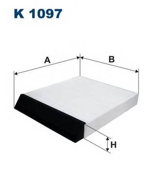 FILTRON K1097 Фільтр, повітря у внутрішнь...