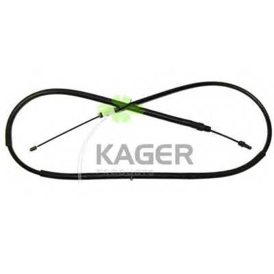 KAGER 19-1862 Трос, стояночная тормозная 