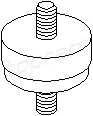 TOPRAN 103 642 Подвеска, радиатор
