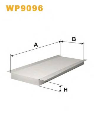 WIX FILTERS WP9096 Фильтр, воздух во внутренно