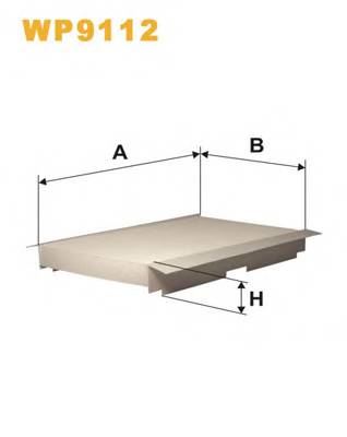 WIX FILTERS WP9112 Фильтр, воздух во внутренно