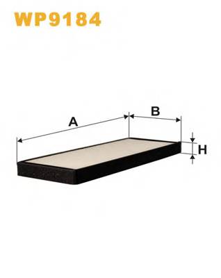 WIX FILTERS WP9184 Фильтр, воздух во внутренно