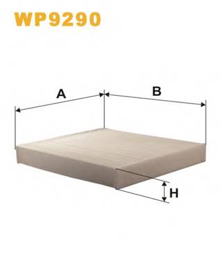 WIX FILTERS WP9290 Фильтр, воздух во внутренно