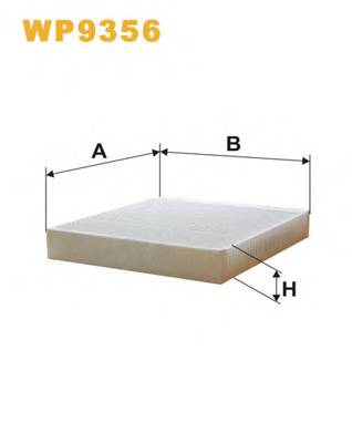 WIX FILTERS WP9356 Фильтр, воздух во внутренно