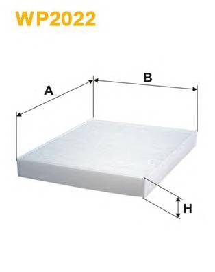 WIX FILTERS WP2022 Фільтр, повітря у внутрішнь... WIX FILTERS WP2022 Фільтр, повітря у внутрішнь...