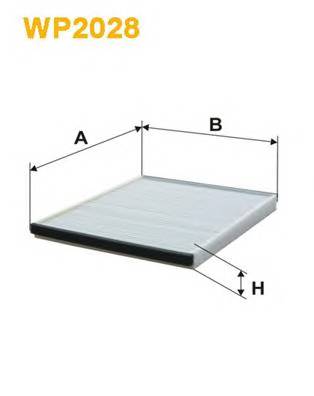 WIX FILTERS WP2028 Фильтр, воздух во внутренно