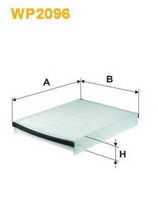 WIX FILTERS WP2096 Фильтр салона (K 1350)