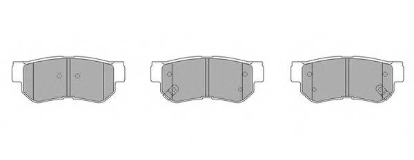 FREMAX FBP-1615 Комплект тормозных колодок