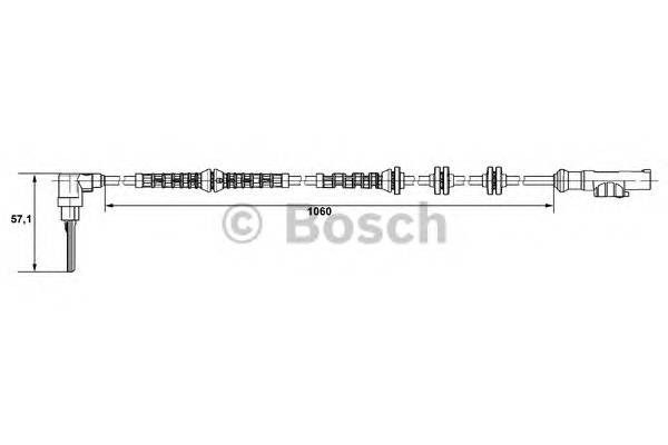 BOSCH 0 265 007 685 Датчик, частота вращения ко