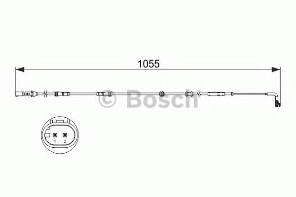BOSCH 1 987 473 507 Сигнализатор, износ тормоз