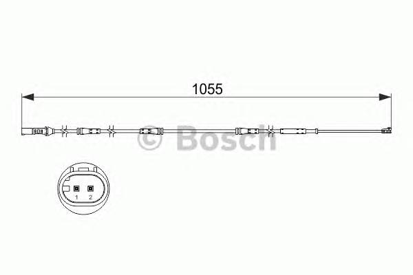 BOSCH 1 987 473 508 Сигналізатор, знос гальмів... BOSCH 1 987 473 508 Сигналізатор, знос гальмів...
