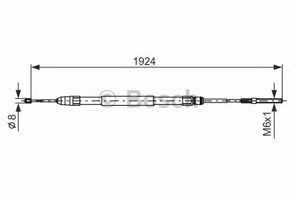BOSCH 1 987 477 693 Трос, стояночная тормозная ... BOSCH 1 987 477 693 Трос, стояночная тормозная ...