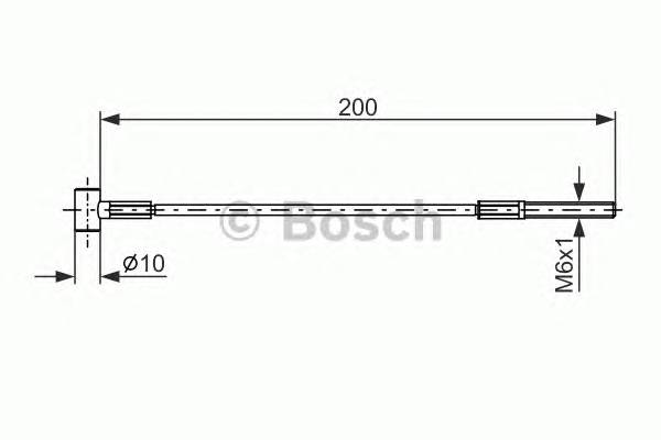 BOSCH 1 987 477 979 Трос, стоянкова гальмівна с... BOSCH 1 987 477 979 Трос, стоянкова гальмівна с...