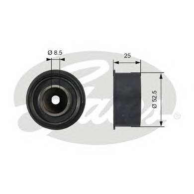 GATES T42076 Паразитний / Ведучий ролик, ... GATES T42076 Паразитний / Ведучий ролик, ...