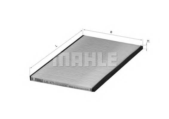 KNECHT LA 475 Фильтр, воздух во внутренно