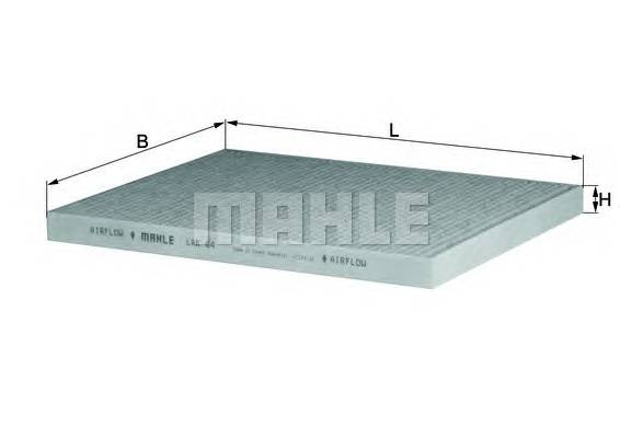 KNECHT LAK 64 Фильтр, воздух во внутренно