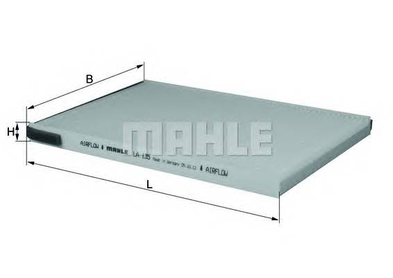 KNECHT LA 135 Фильтр, воздух во внутренно...