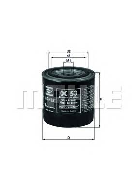 KNECHT OC 53 Масляний фільтр KNECHT OC 53 Масляний фільтр