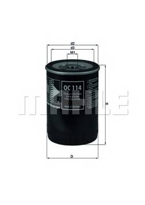 KNECHT OC 114 Масляний фільтр KNECHT OC 114 Масляний фільтр