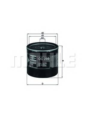 KNECHT OC 299 Масляний фільтр KNECHT OC 299 Масляний фільтр