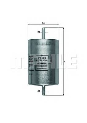 KNECHT KL 95 Топливный фильтр KNECHT KL 95 Топливный фильтр