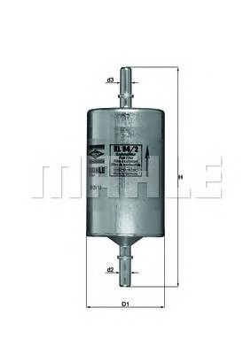 KNECHT KL 84/2 Паливний фільтр KNECHT KL 84/2 Паливний фільтр