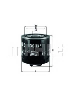KNECHT OC 145 Масляний фільтр KNECHT OC 145 Масляний фільтр