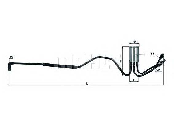 KNECHT KL 553 Топливный фильтр KNECHT KL 553 Топливный фильтр
