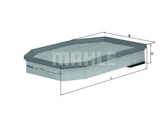 KNECHT LX 1741/1 Воздушный фильтр