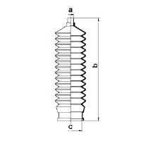 SPIDAN 83608 Пыльник, рулевое управлени