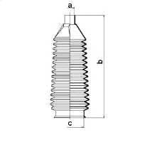 SPIDAN 83643 Пильовик, рульове управлін...