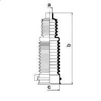 SPIDAN 83675 Пыльник, рулевое управлени