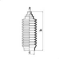 SPIDAN 83692 Пыльник, рулевое управлени