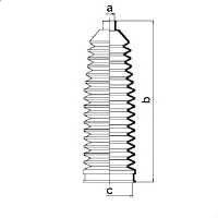 SPIDAN 83782 Пыльник, рулевое управлени