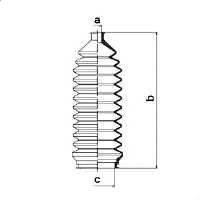 SPIDAN 83801 Пыльник, рулевое управлени