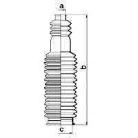 SPIDAN 83838 Пыльник, рулевое управлени