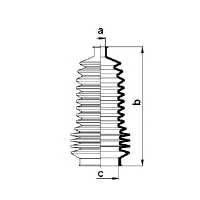 SPIDAN 83864 Пильовик, рульове управлін... SPIDAN 83864 Пильовик, рульове управлін...