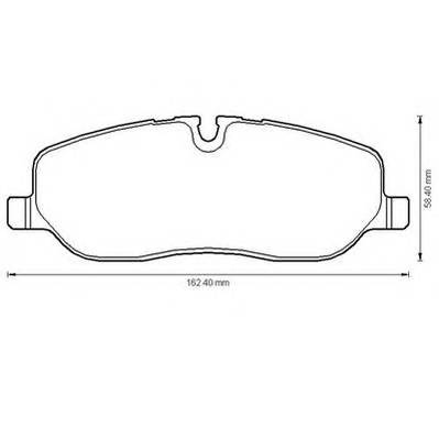JURID 572521J Комплект тормозных колодок
