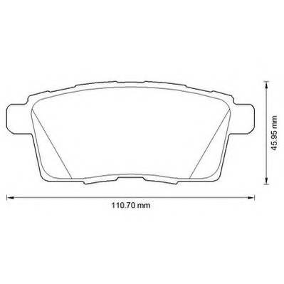 JURID 572644J Комплект тормозных колодок... JURID 572644J Комплект тормозных колодок...