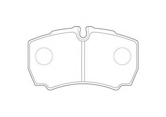 JURID 2912309560 Комплект тормозных колодок...